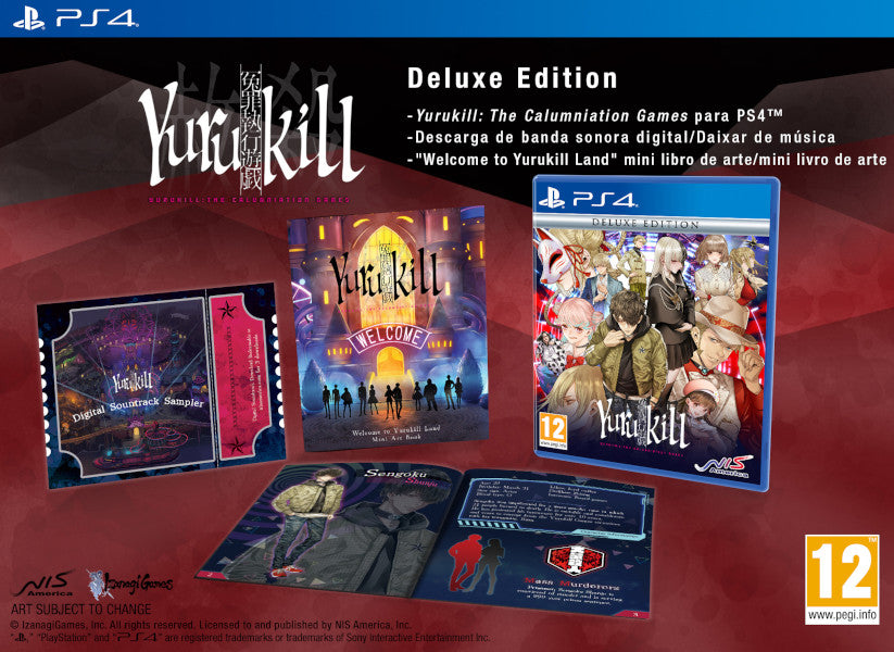 YURUKILL: THE CALUMNIATION GAMES DELUXE EDITION YURUKILL: THE CALUMNIATION GAMES DELUXE EDITION